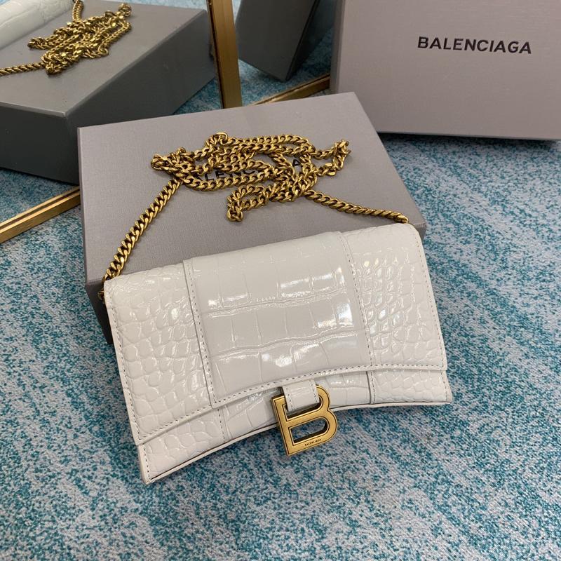 Balenciaga Bags 656050 crocodile pattern white